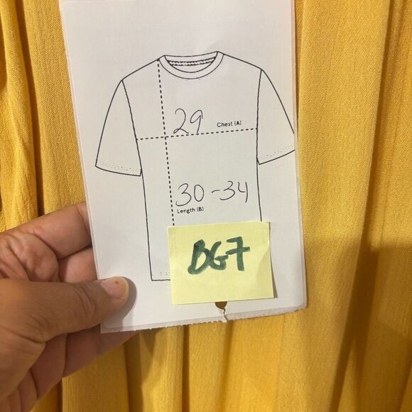 NEW Cato Off The Shoulder Blouse Top Yellow XL Trim Embroidered Boho Crochet - Picture 8 of 8